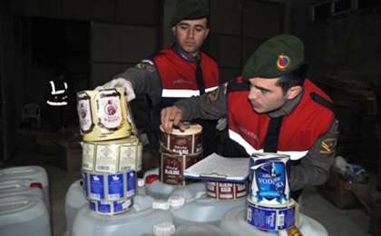 Çorlu Jandarma Komutanlığı'ndan Sahte İçki Operasyonu