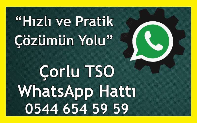 Çorlu Ticaret Ve Sanayi Odası, Whatsapp Hattı Kurdu
