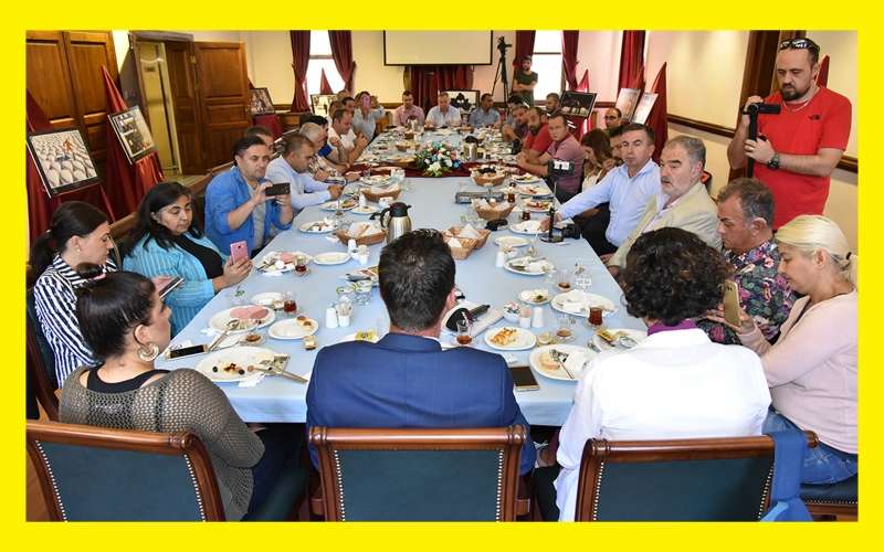 Çorlu Belediye Başkanı Ahmet Sarıkurt, Basın Mensuplarıyla Buluştu