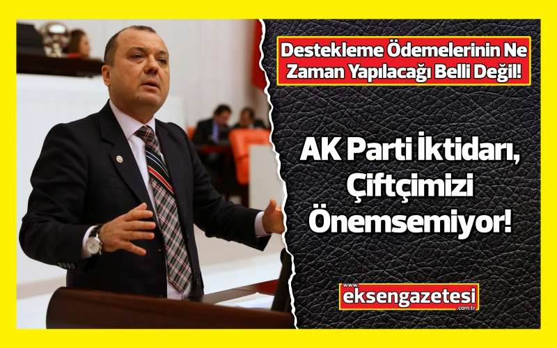 Milletvekili Aygun: "AK Parti İktidarı, Çiftçimizi Önemsemiyor!"