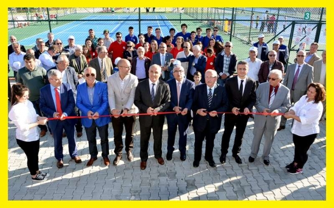Tenis Kompleksi Ve Tenis Kafe, Düzenlenen Törenle Açıldı