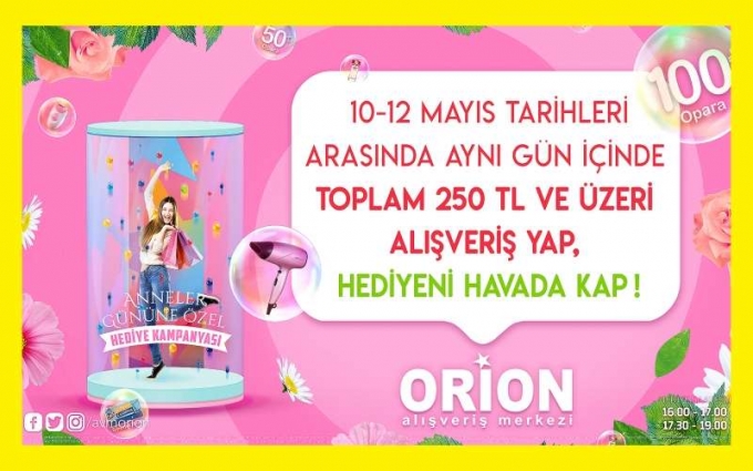 Yüzlerce Sürpriz Hediye, Orion’da Sahiplerini Bekliyor!